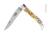 Forge de Laguiole® - Taschenmesser mit Korkenzieher, Griff aus Birkenholz
