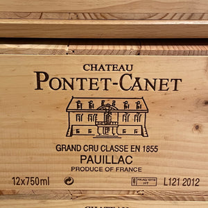 Château Pontet Canet 2012, AOP Pauillac 5ème Grand Cru Classé
